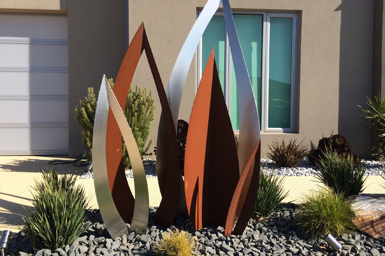 Les Sculptures en Acier Corten