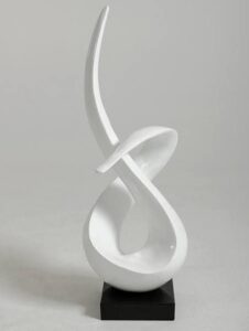 Sculpture Abstrait en Résine
