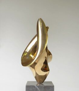 Sculpture En Laiton