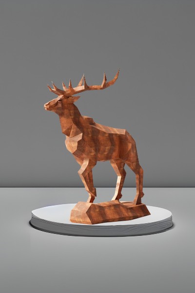 Statue Corten